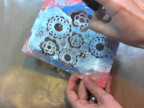 how to use gesso for texture